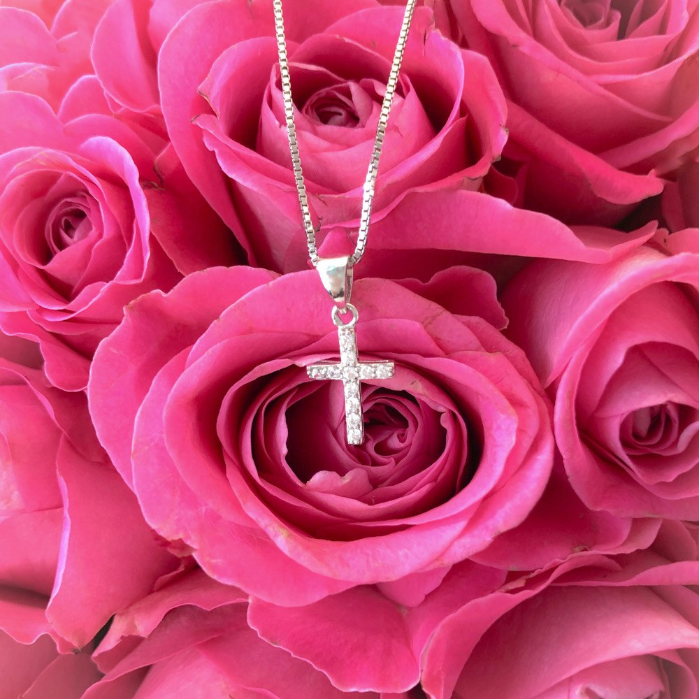 Doppresent flicka - Silverhalsband KORS