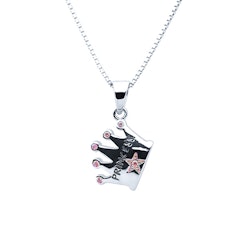 Doppresent flicka -  Silverhalsband PRINSESSA ROSA