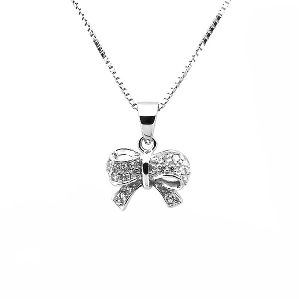 Doppresent flicka - Silverhalsband ROSETT