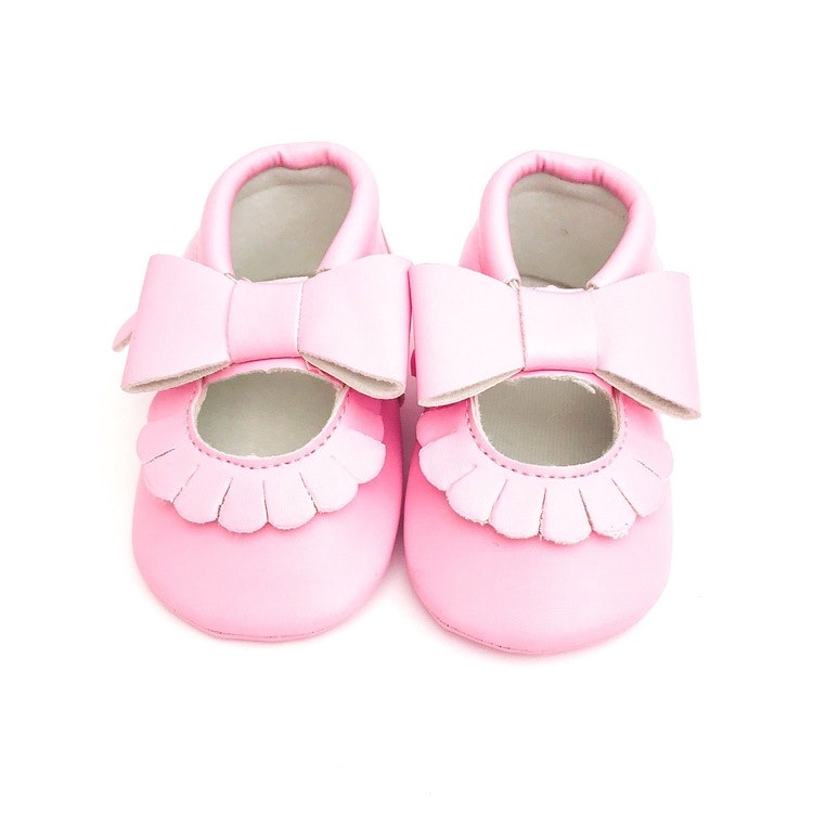 Doppresent flicka - Babyskor 3-6 mån BALLERINA Rosa