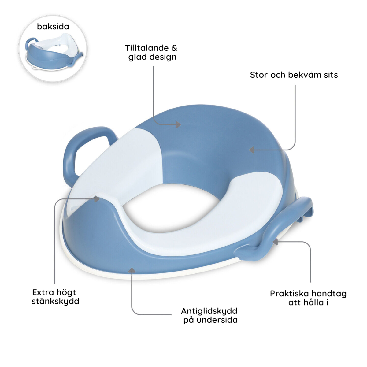 Doppresent pojke - My Carry Potty, Toasits & Pall Pastellblå