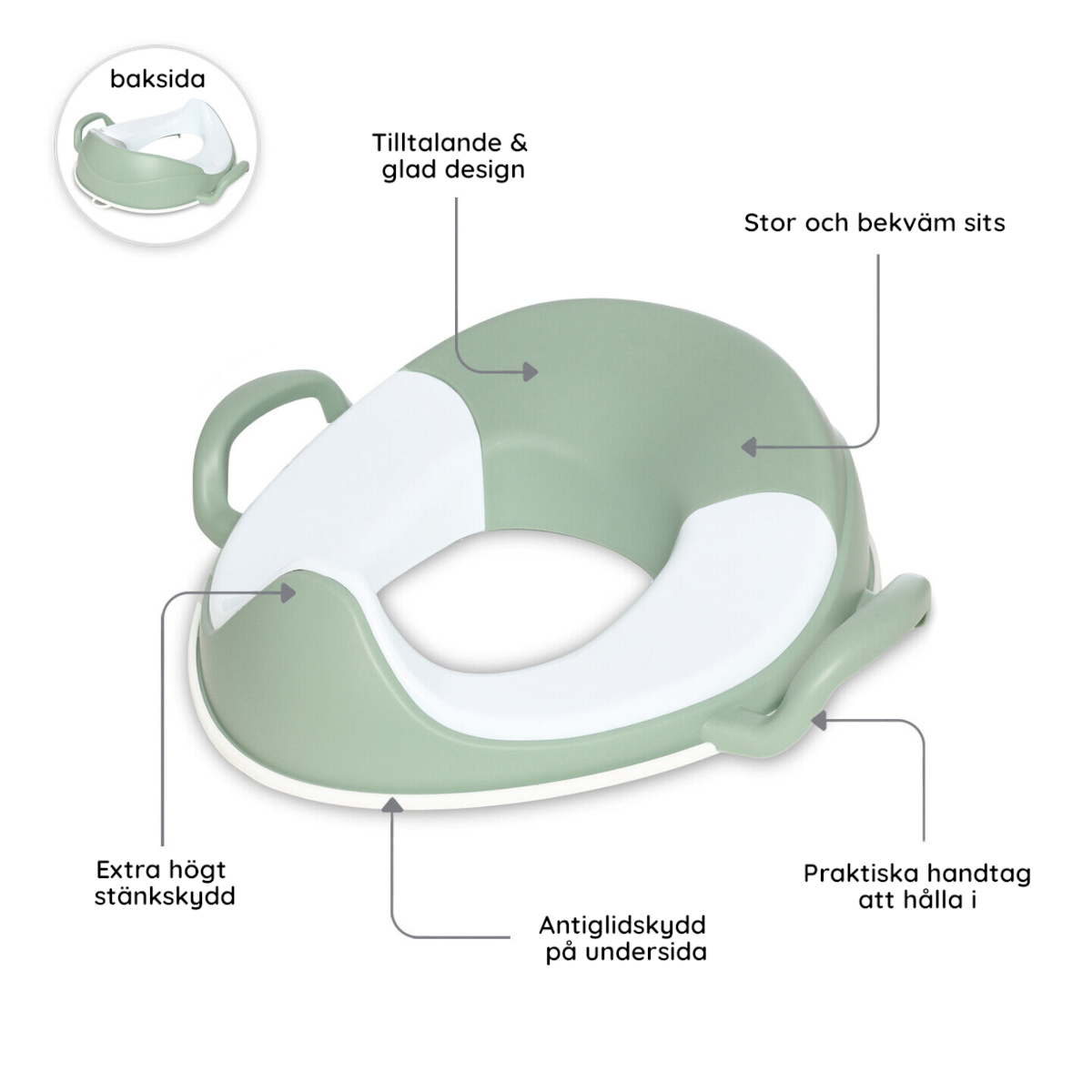 Doppresent pojke - My Carry Potty, Toasits & Pall Grön