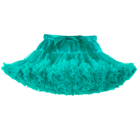 KAMPANJ - Tyllkjol barn stl 130 Emerald