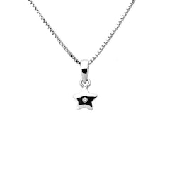 Dopsmycke till kille - silverhalsband stjärna
