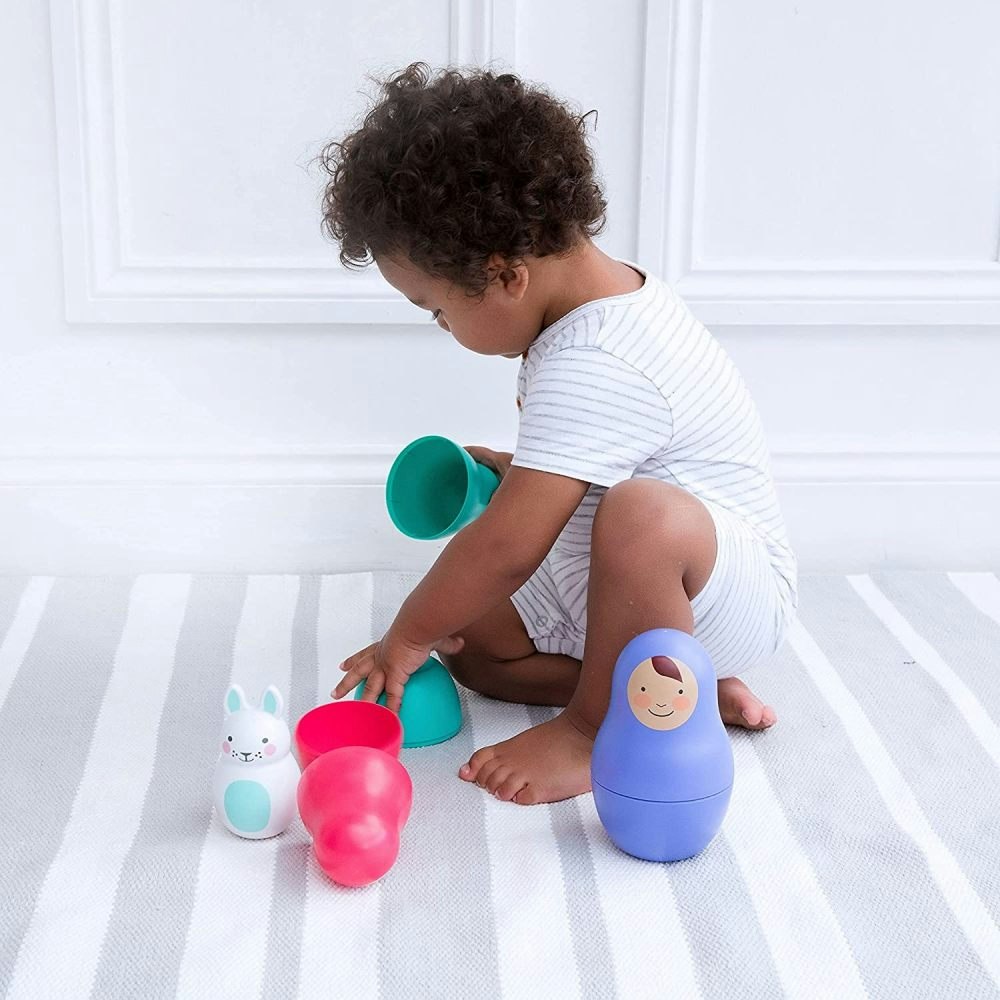 Fin babypresent Rosa & Bo Little Jewels med kaninskallra
