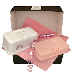 Funkybox presentask Rainbow & ToGo Ljusrosa Hjärta