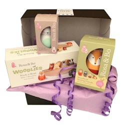 Bebispresent - Rock-a-boat, Rosa & Bo & Skallra Kanin Mint