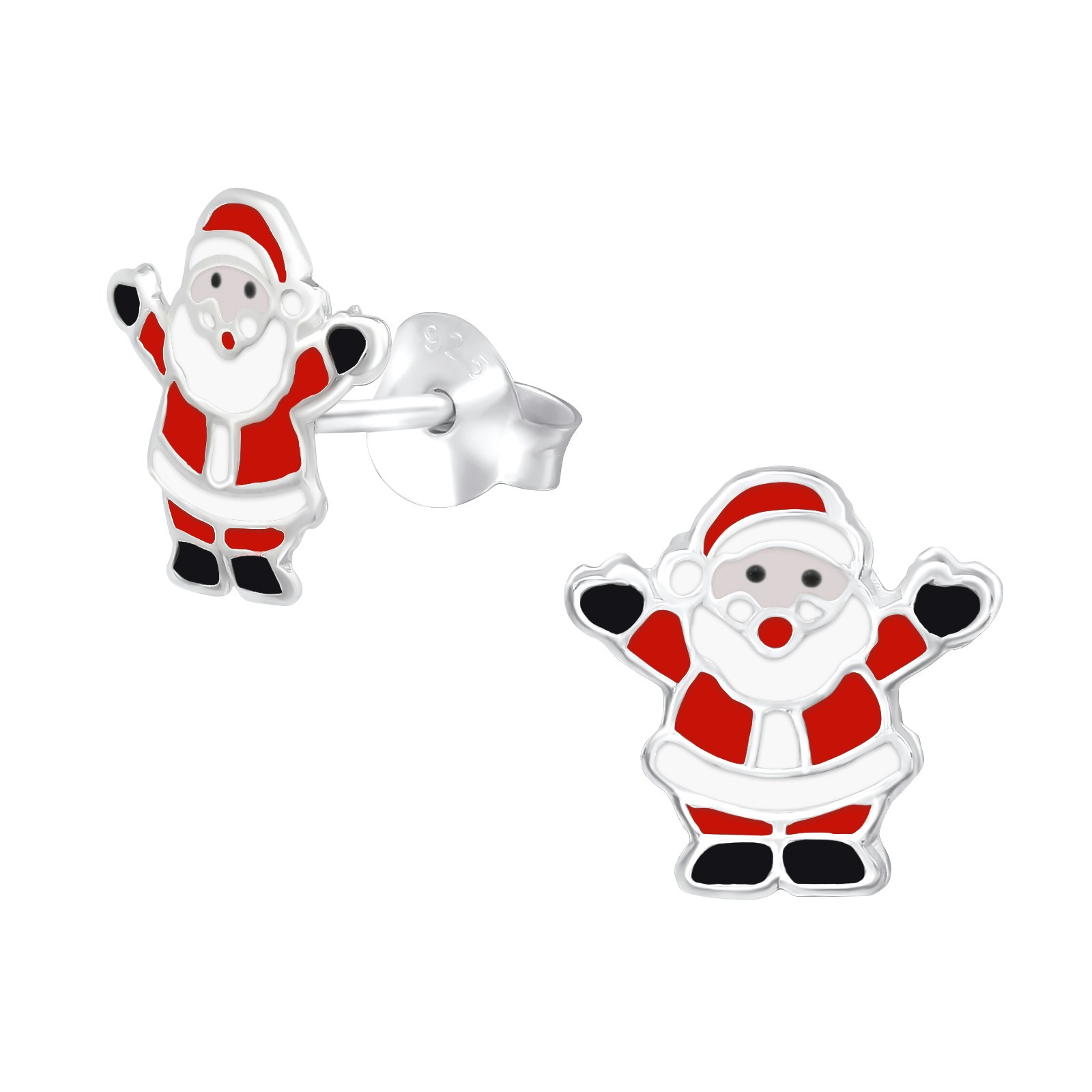 Julörhängen Jultomte - söta & roliga Sweethearts örhängen till barn i äkta silver
