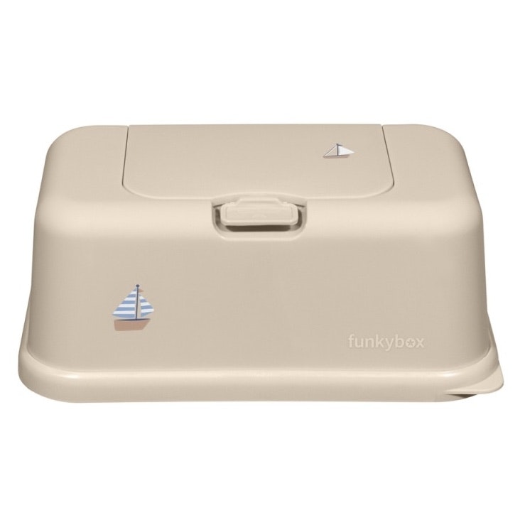 Tips till dop - present kille beige funkybox
