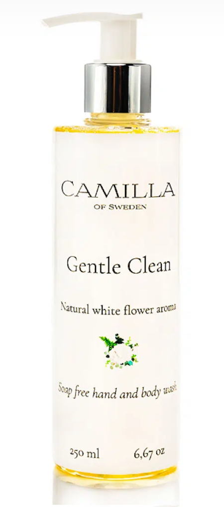 Gentle Clean, white flower