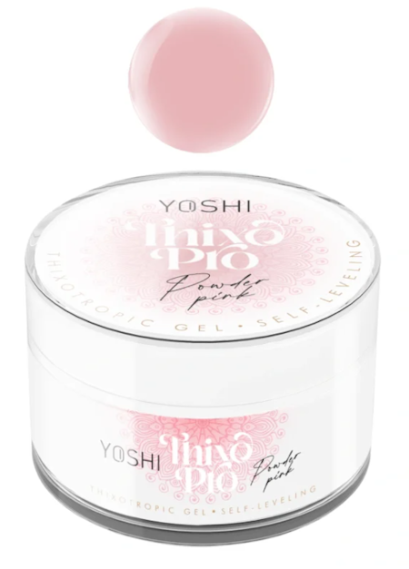 Thixo PRO Gel UV LED Powder Pink Self-Leveling Gel