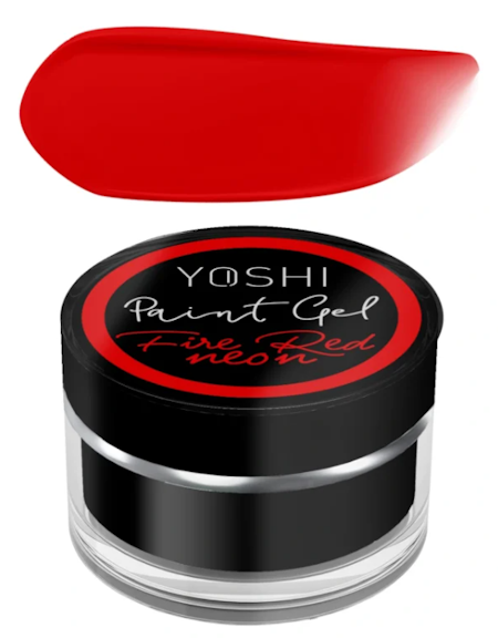 Paint Gel UV LED 5 ml – Fire Red Neon