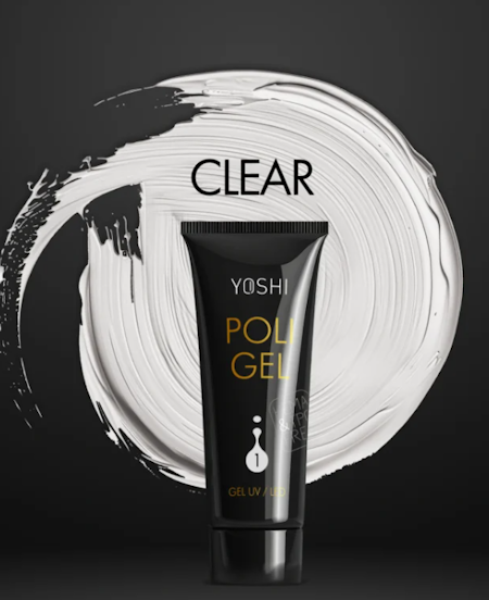 UV LED Poligel No1. Klar akrylgel