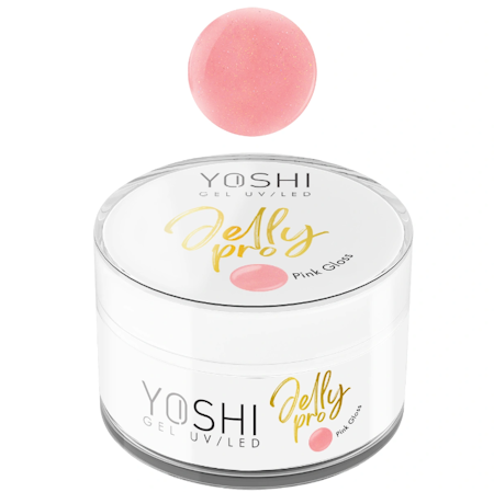 Jelly PRO Gel UV LED Rosa Glans Bygggel
