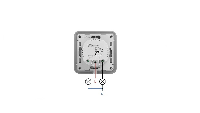 Ajax Systems LightSwitch dubbel