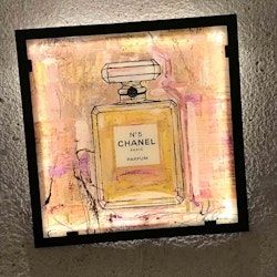 CHANEL NO5 - LEDLIGHT ART /SOLID GLASS