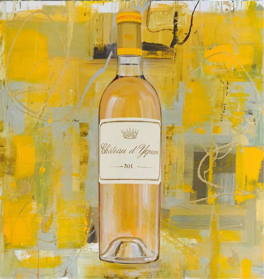 CHÂTEAU D'YQUEM - ORIGINAL PAINTING ON CANVAS