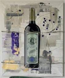 BOND ESTATE - ORIGINAL PAINTING ON CANVAS WITH PLEXIGLASS