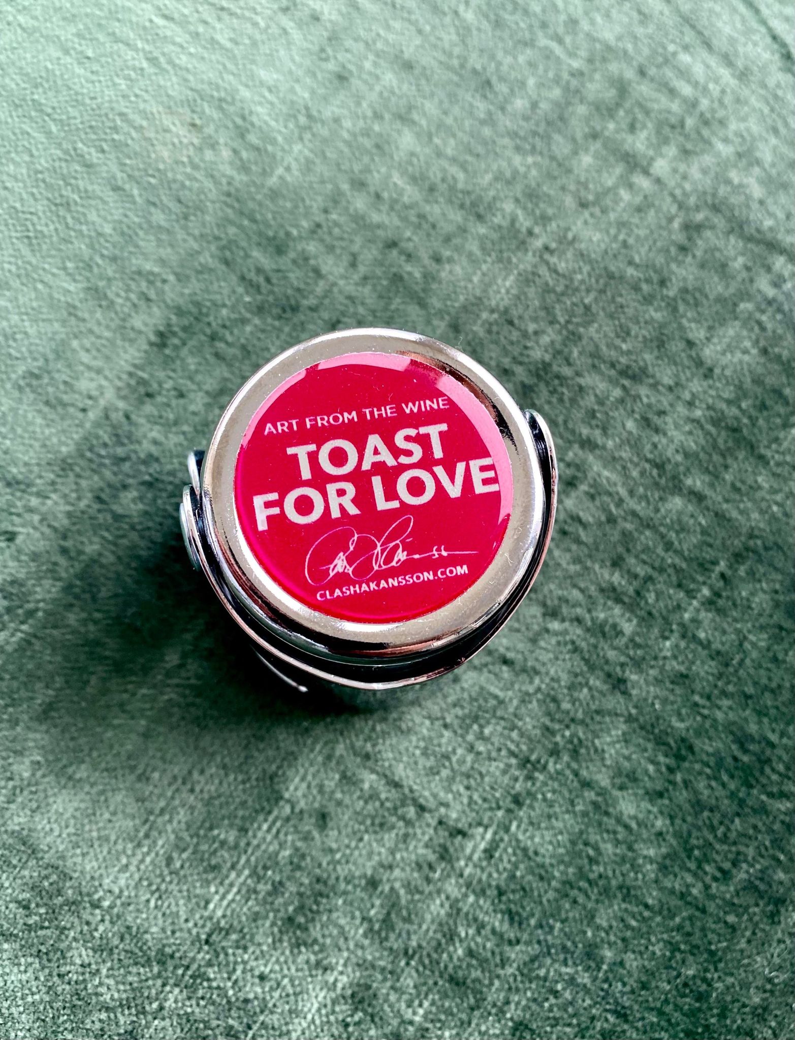 TOAST FOR LOVE - CHAMPAGNE STOPPER