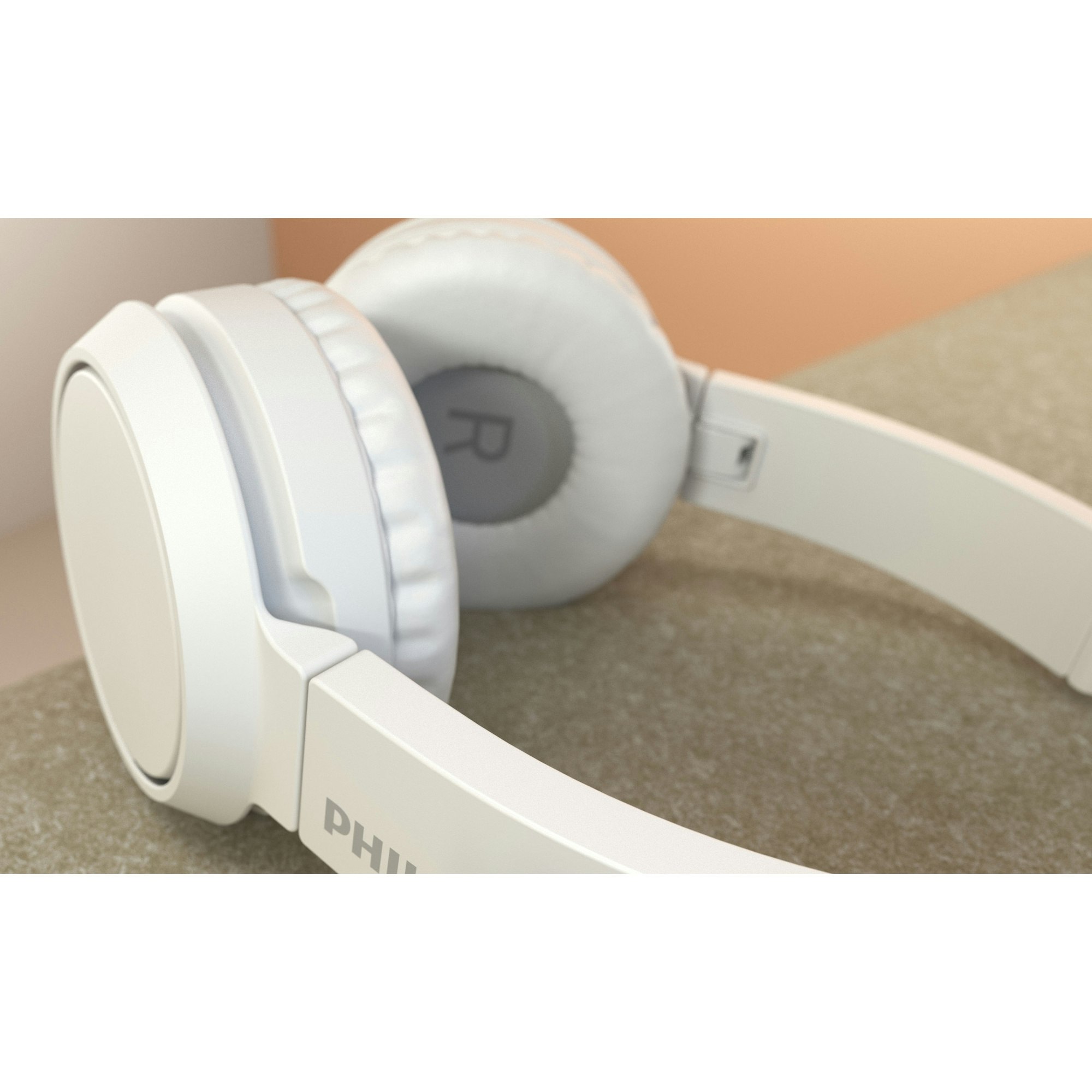Philips TAH4205WT/00 On-ear Bluetooth Hörlurar Vit