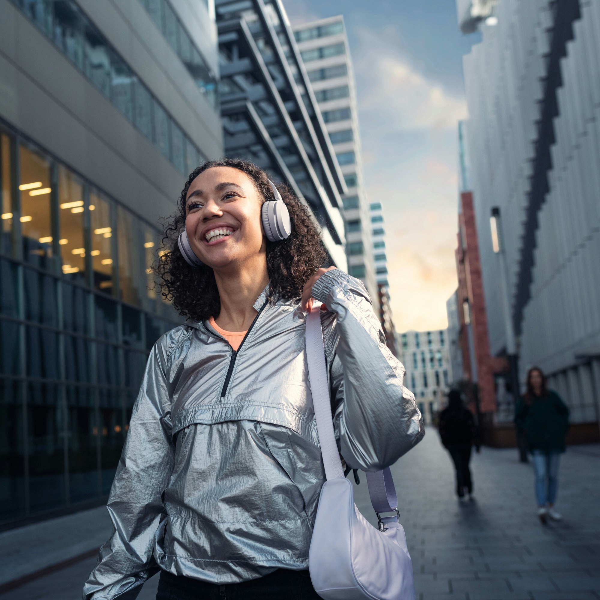 Philips TAH4205WT/00 On-ear Bluetooth Hörlurar Vit