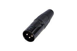 Rean RC3M-B 3-pol XLR kontakt svart