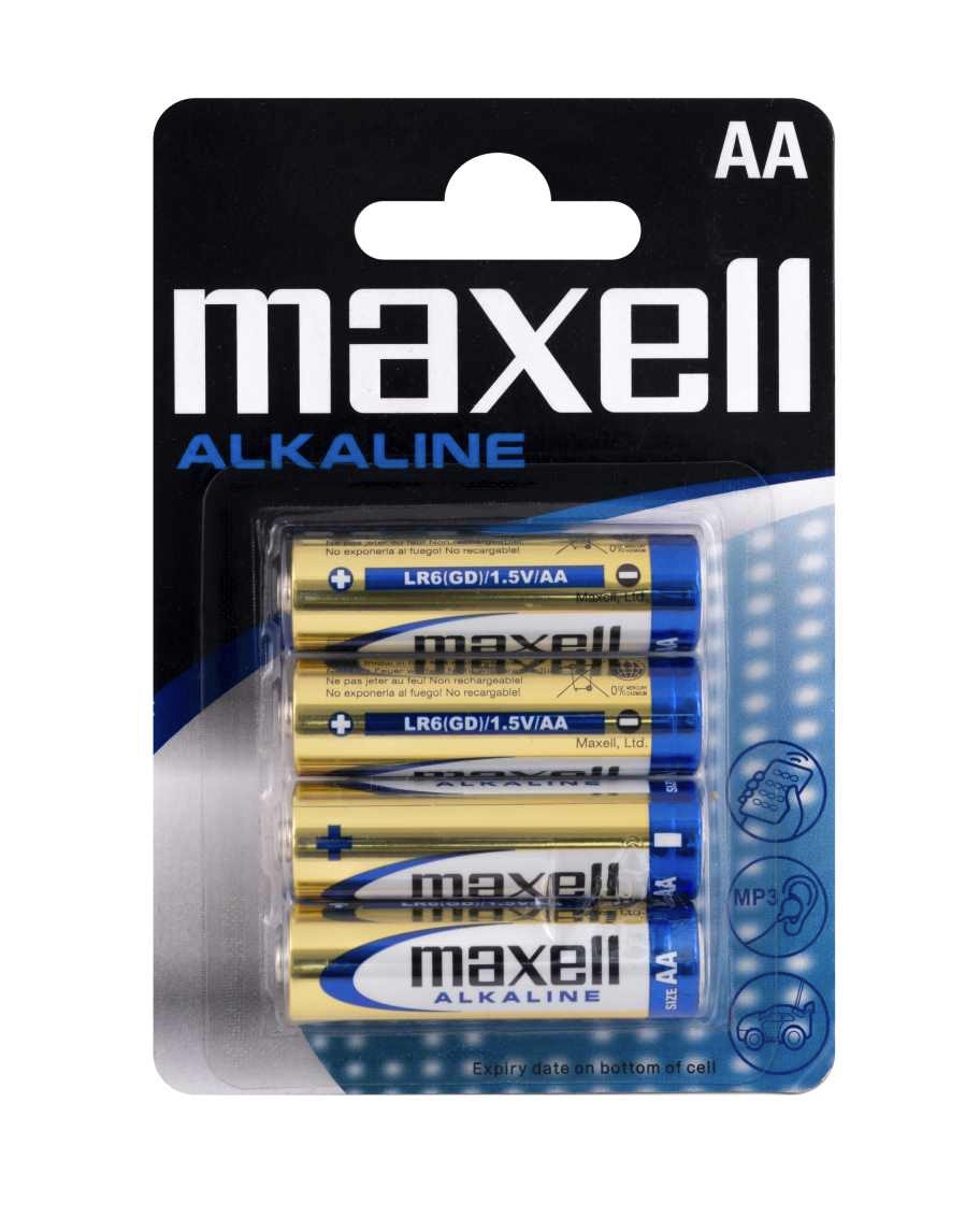Maxell LR6 Alkaliskabatterier (AA) 4p