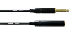 Cordial CFM 3 VK 3.0 m hörlursförlängning 6,3mm kontakter