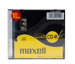 Maxell CD-R Slimcase 10-pack