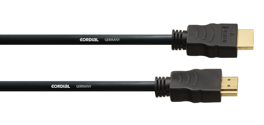 Cordial CHDMI 1m HDMI Kabel med 2x HDMI A kontakter