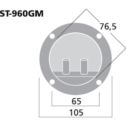 Monacor ST-960GM Högtalarterminal