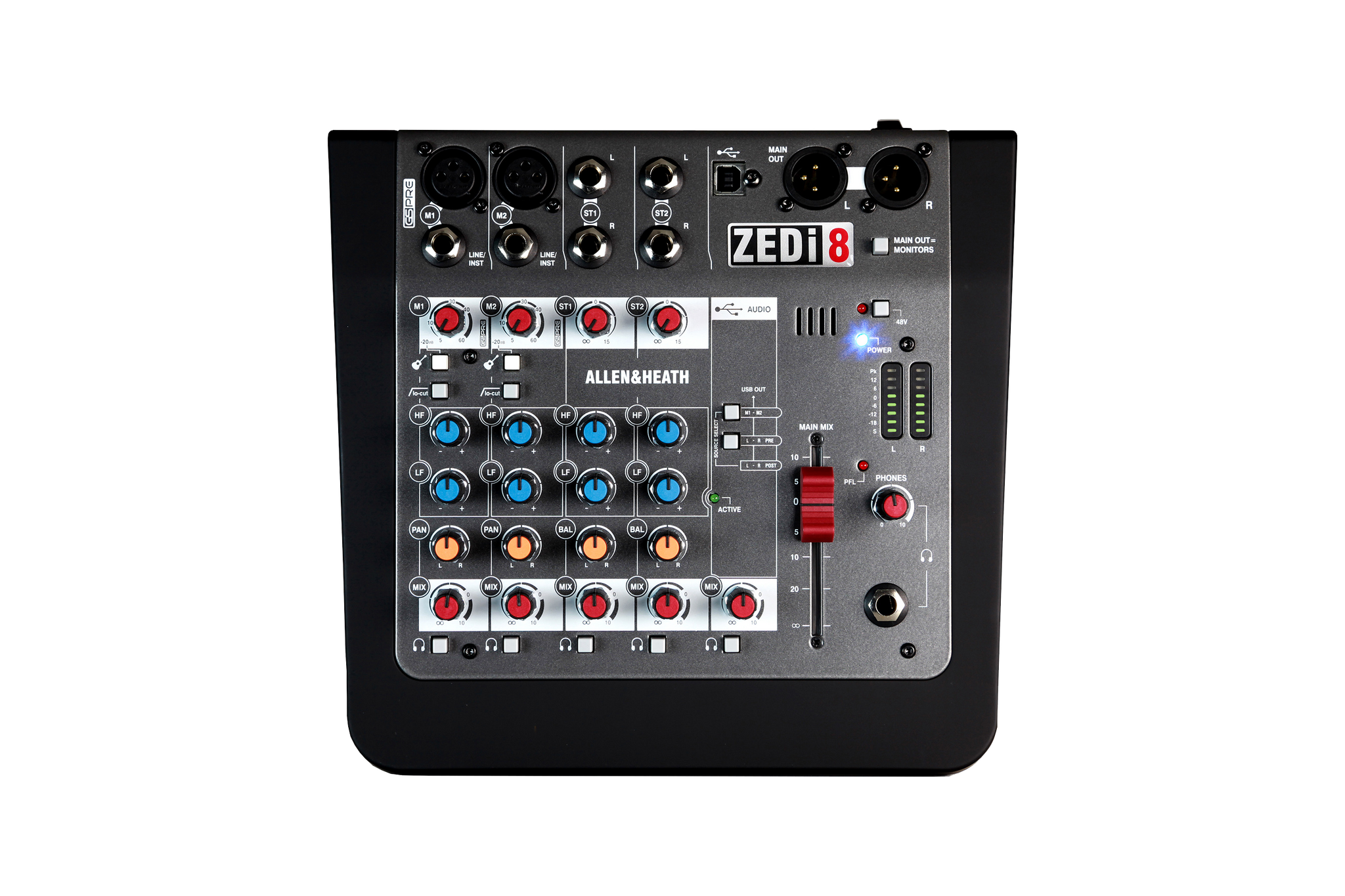A&H ZEDi-8 Hybrid kompakt mixer, USB interface