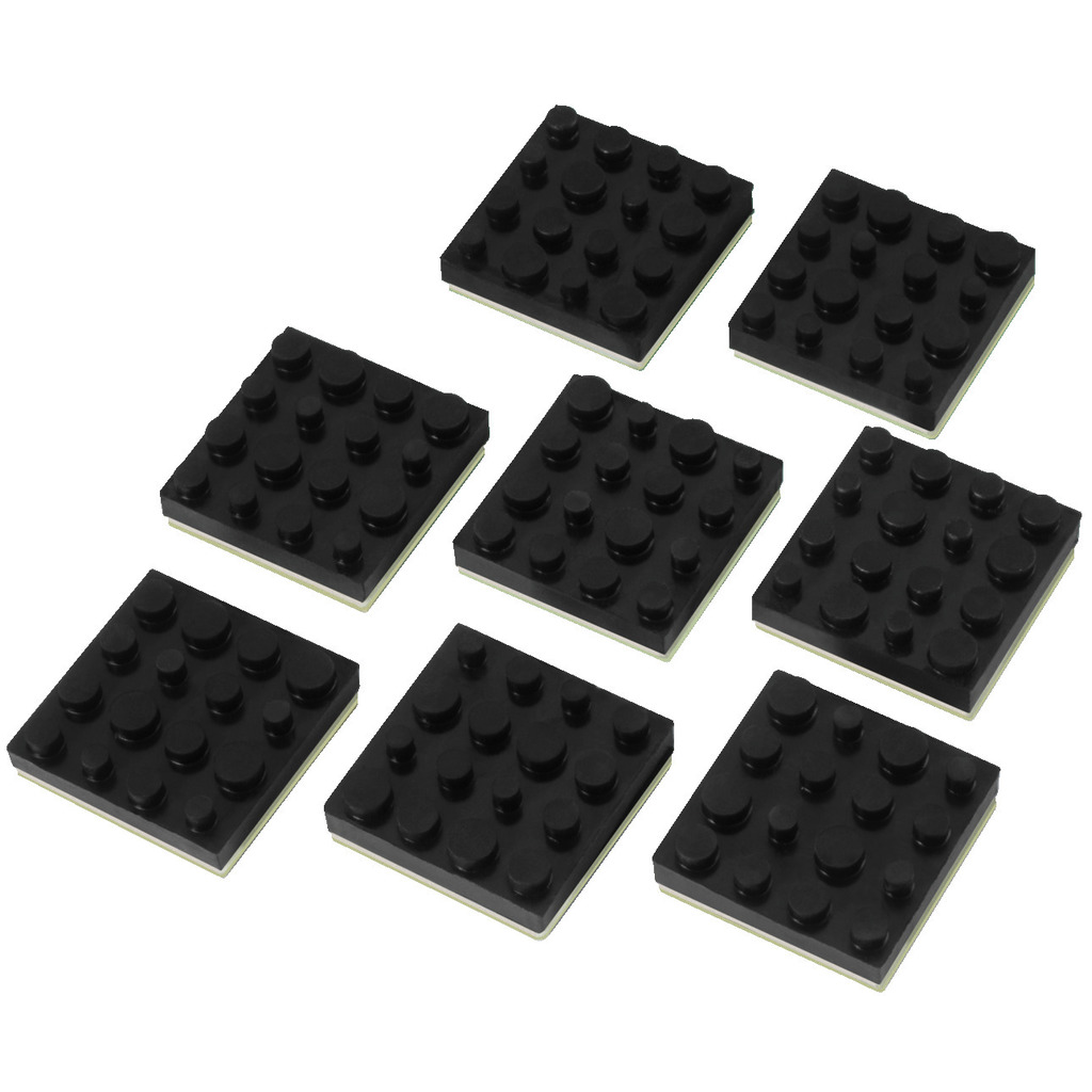 Monacor LAV-8 Anti-vibrationsset (8st/fp)