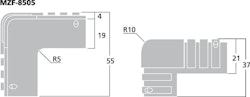 Monacor MZF-8505 Plasthörn