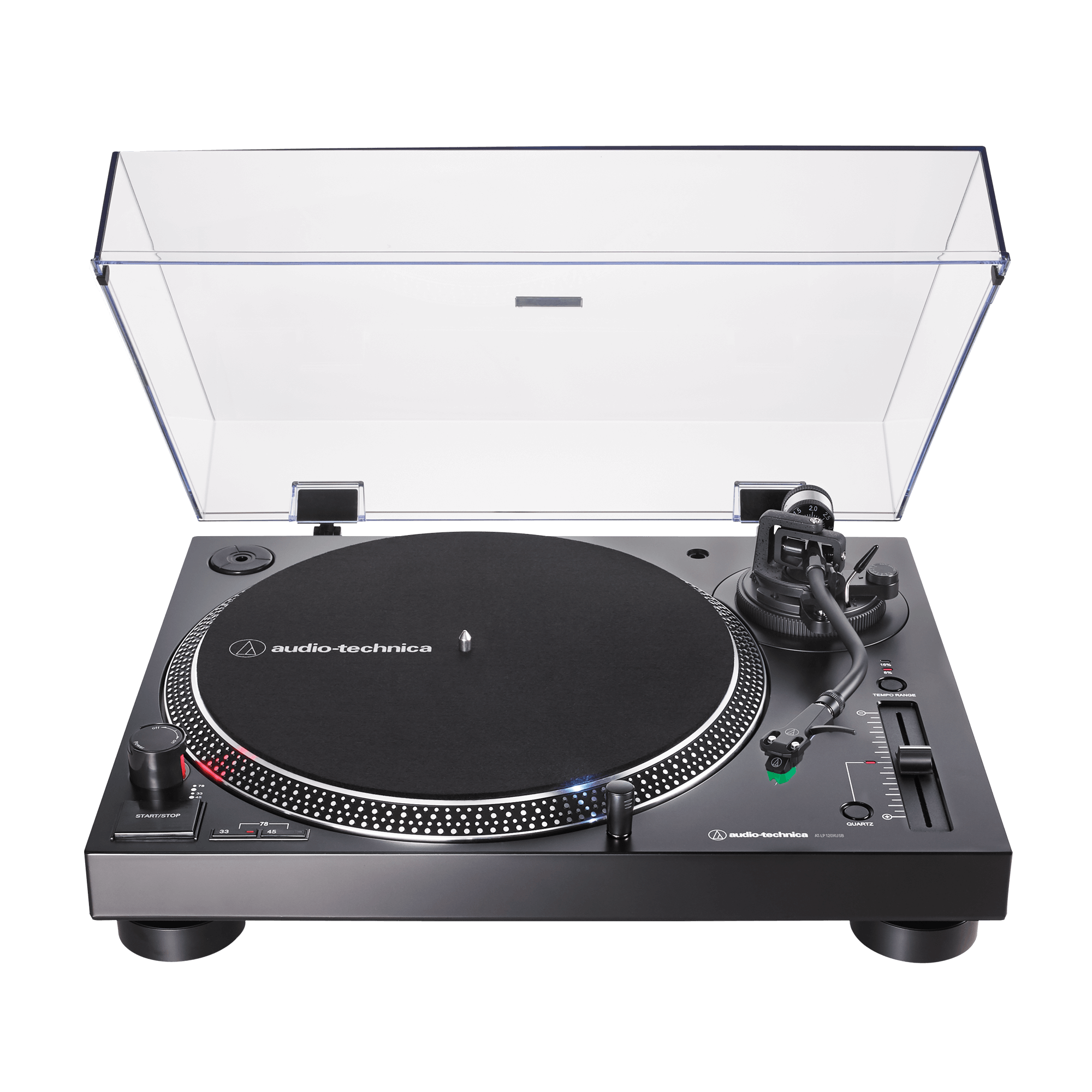 Audio Technica AT-LP120XUSB BK Direktdriven skivspelare (svart)