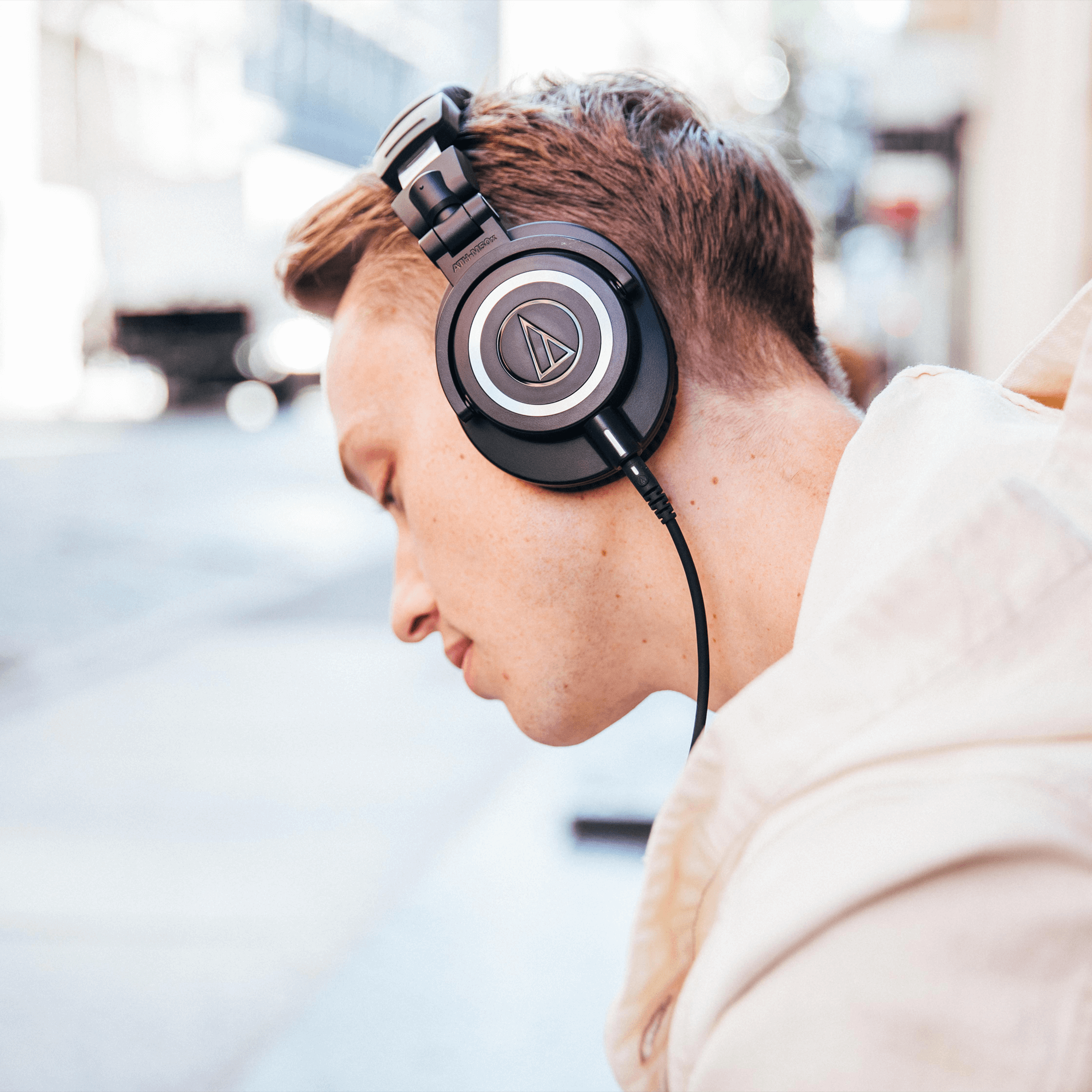 Audio-Technica ATH-M50X - Sluten Dynamisk Hörlur