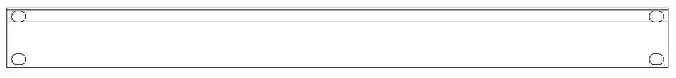 SMRT Panel SP11 Hel 19" 1HE Blindpanel