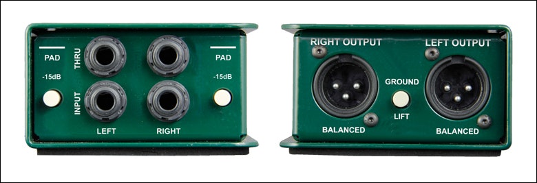 Radial JDI STEREO Passive Direct Box
