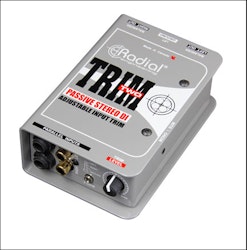 Radial TRIM TWO Stereo DI with Level Control