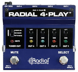 Radial 4 Play Multi-Output DI Box