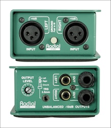 Radial J-ISO Converter from +4dB to -10dB