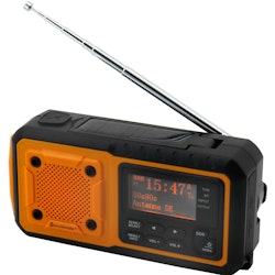 Soundmaster DAB112OR Digital vev-radio. LED-lampa, solpanel o BT