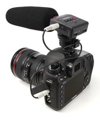 Tascam DR-10SG Camera-mountable audio recorder with shotgun microphone