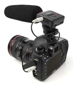 Tascam DR-10SG Camera-mountable audio recorder with shotgun microphone