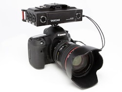 Tascam DR-70D 4-channel audio recorder for DSLR cameras