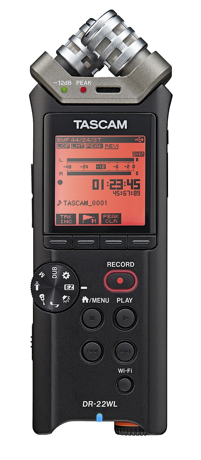Tascam DR-22WL Handheld Recorder with Wi-Fi functionality