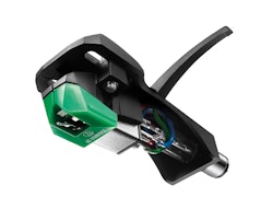 Audio-Technica AT-VM95E/H, VM95 serien elliptisk stereo pickup i AT-HS6 pickupskal