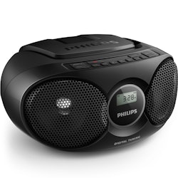 Philips AZ215B/12 Boombox CD/FM-radio Svart