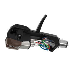 Audio-Technica AT-VM95SH/H är VM95 serien Shibata stereo pickup i AT-HS6 pickupskal