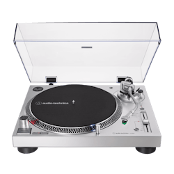 Audio Technica AT-LP120XUSB SV Direktdriven skivspelare (silver)